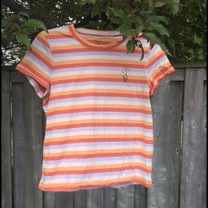 Pastel striped tee